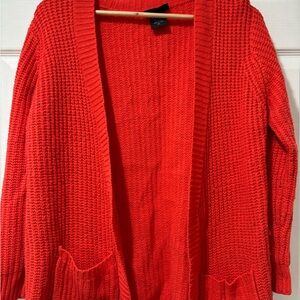 It's Our Time Vibrant Red Cardigan